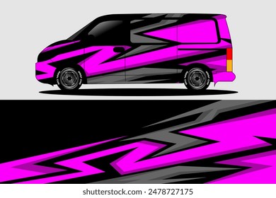 vector van livery design, sticker and decal design