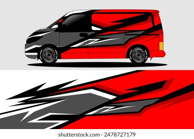 vector van livery design, sticker and decal design