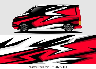 vector van livery design, sticker and decal design