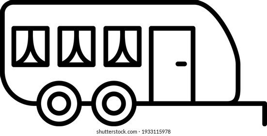 Diseño de iconos de contorno de vectores vanity
