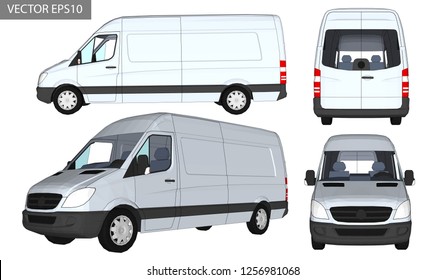 Vector vans shipping white 3D