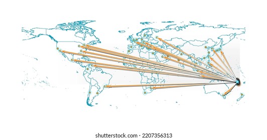 Vector Vanuatu concept map, export concept map for Vanuatu on white background suitable for export concepts. File is suitable for digital editing and size prints of all sizes.