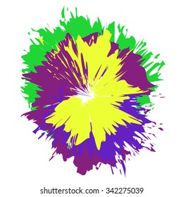 vector varicolored blob illustration