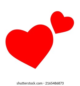 Vector de variedad corazón, fácil de cambiar de color. se puede imprimir para la decoración web