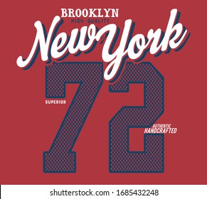Vector varsity college athletic print