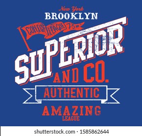vector varsity college athletic t shirt print