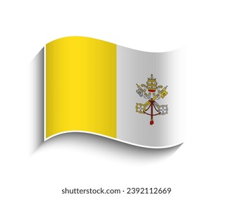 Vectorvatikan-Flaggensymbol