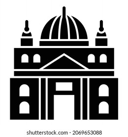 Vector Vaticano Glyph Icon Design
