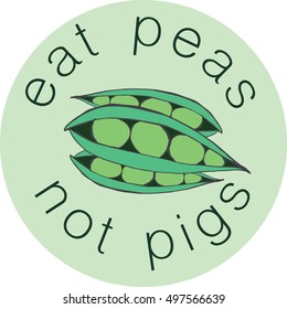 Vector Vegan Vegetarian Signs