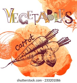 vector vegetable background