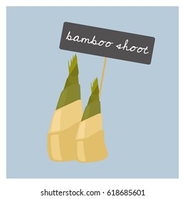 Vector Vegetable - Bamboo shoot