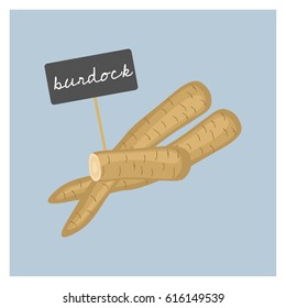 Vector Vegetable - Burdock