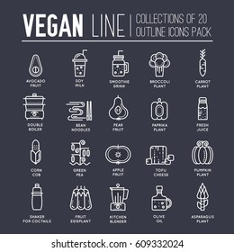 Vector vegetable elements illustrations set. Icon flat food on table. Eco vegan quality trendy dinner, lunch, snack and breakfast background. Nutritious lifestyle objects for nutrient