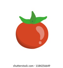 vector vegetable tomato illustration, fresh organic healthy food
