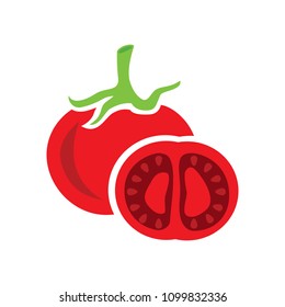 vector vegetable tomato illustration isolated, fresh organic healthy food