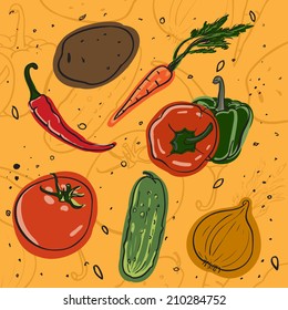 vector vegetables