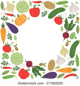 フレーム 野菜 のイラスト素材 画像 ベクター画像 Shutterstock