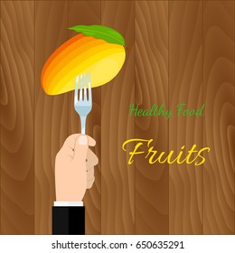 Vector vegetarian organic healthy food cuisine. organic natural realistic fruit. Veggie Lover Element
