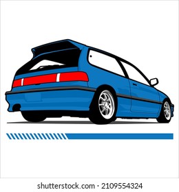 VECTOR VEHICLE REAR, GOOD FOR DESIGN REPENTION