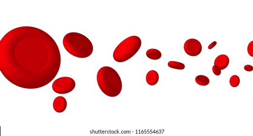 Vector vein blood red cell. Biology medical genetic health. Macro medicine science.