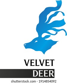 Vektor-Samthirsche für Schneider
