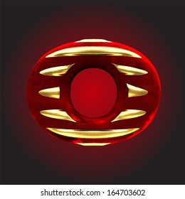 vector velvet letter