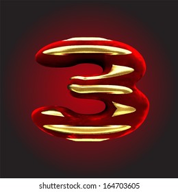 vector velvet letter