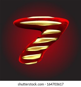 vector velvet letter
