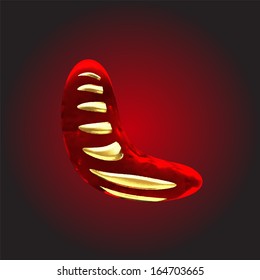 vector velvet letter
