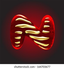 vector velvet letter