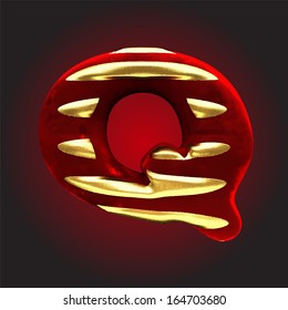 vector velvet letter