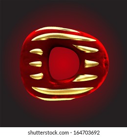 vector velvet letter