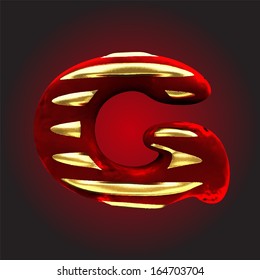 vector velvet letter