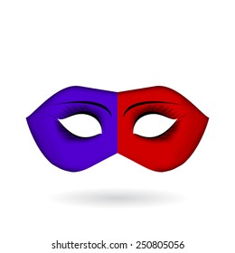 Vector venetian carnival mask