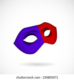 Vector venetian carnival mask
