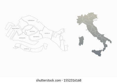 vector of venice in italy map.
venice map.