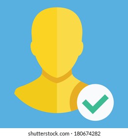 Vector Verified Account Icon