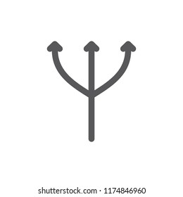 Vector versatile, usb and flexibility line icon. Symbol and sign illustration design. Isolated on white background
