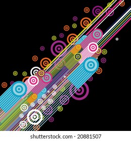 Vector version. The bullet.  The black background.