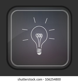 Vector version. Idea icon. Eps 10 illustration. Easy to edit