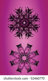  Vector version. Swirl elements and monograms for design and decorate.