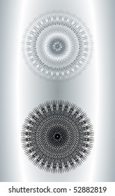 Vector version. Swirl elements and monograms for design and decorate.