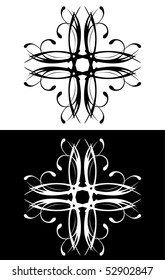 Vector version. Swirl elements and monograms for design and decorate.