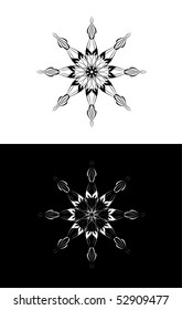 Vector version. Swirl elements and monograms for design and decorate.