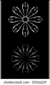 Vector version. Swirl elements and monograms for design and decorate.