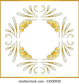 Vector version. Swirl elements and monograms for design and decorate.