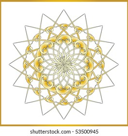 Vector version. Swirl elements and monograms for design and decorate.