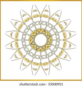 Vector version. Swirl elements and monograms for design and decorate.
