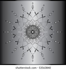 Vector version. Swirl elements and monograms for design and decorate.
