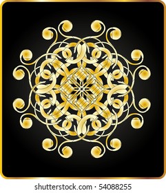 Vector version. Swirl elements and monograms for design and decorate.